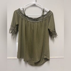 Rue 21 Army Green blouse